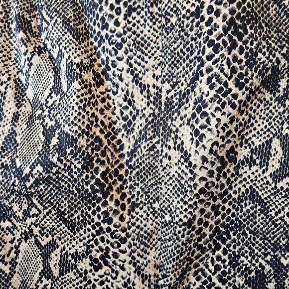 Michael Kors Womens Size 10 Pencil Skirt Snake Print Tan Black Office Career - Picture 10 of 11